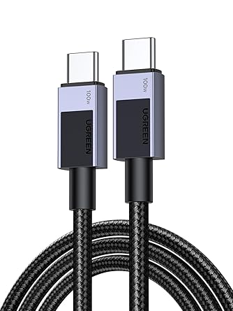 UGREEN USB C to USB C Charger Cable 100W USB C Cable Fast Charge Type C Phone Laptop Charger Lead Compatible with MacBook Pro M3/Air, iPad Pro 2025/Air 6, iPhone Air/17/16, Galaxy S25 Ultra (1M) : Amazon.co.uk: Computers & Accessories