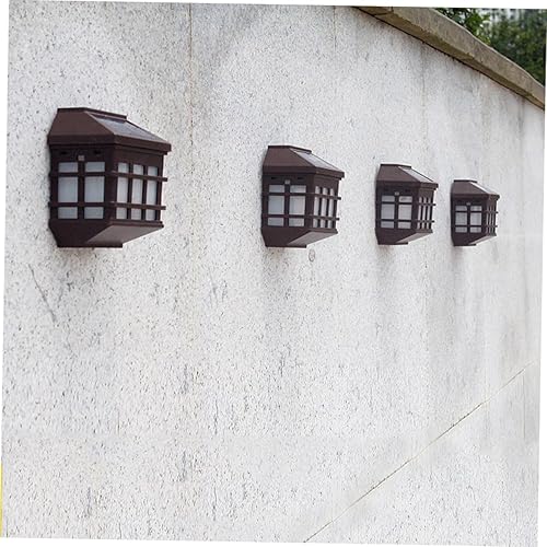 Miniatura 7 de Luces solares de pared estilo panel de ventana, sensor de luz de plástico ABS, iluminación de seguridad al aire libre para patio, camino, entrada,