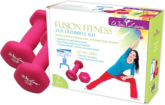 Wai Lana Home Gym Equipment 2-Lb. Dumbbells Set of 2
