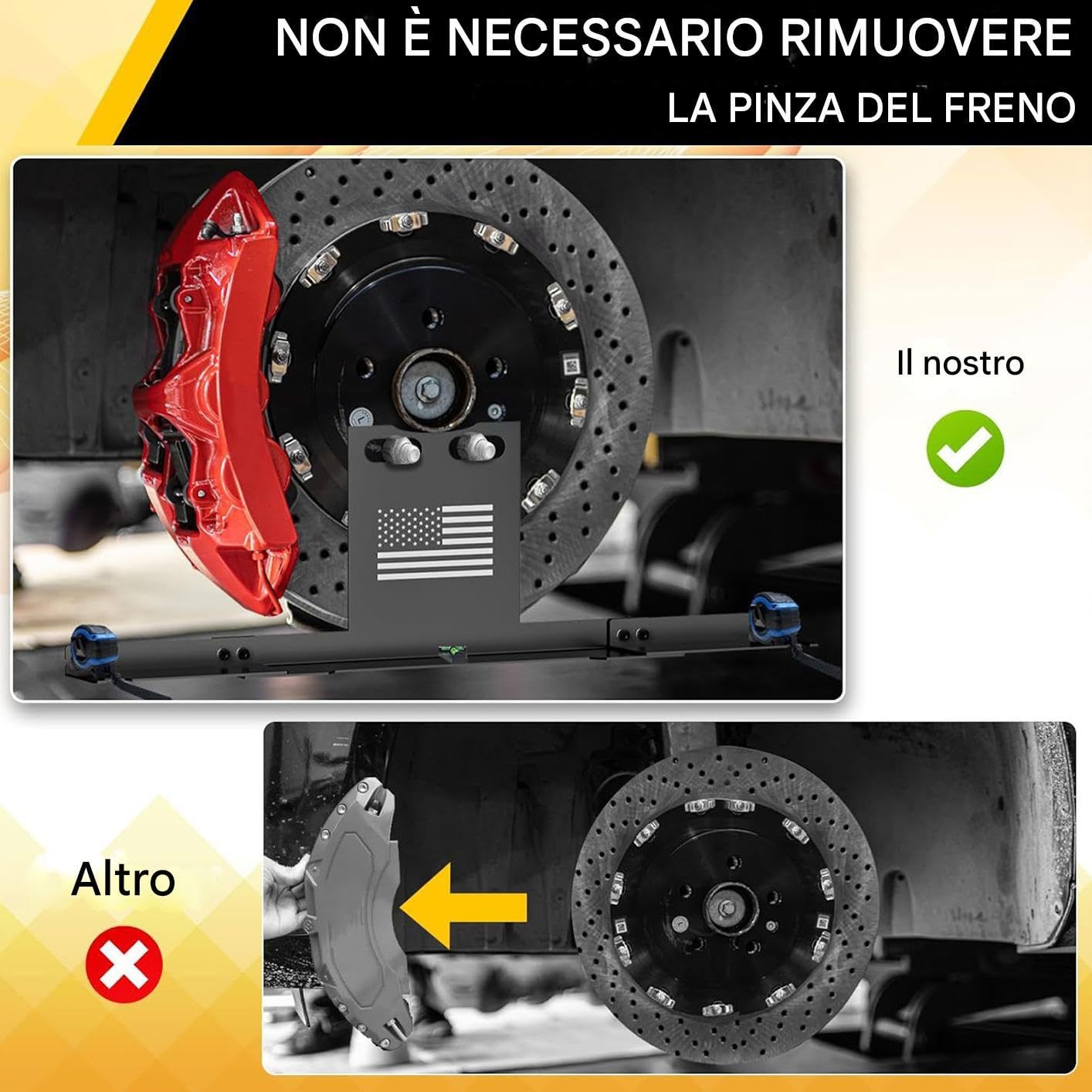Generico Strumenti Allineamento Auto Set Strumenti Misura Accurato