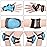 BOSONER Basic Kids Protective Gear: Kids Knee Pads and Elbow Pads with Wrist Guards Set for 3-15 Years - Design for Roller Skates, Cycling, BMX Bike, Skateboard, Inline Skating, Scooter Riding Sports