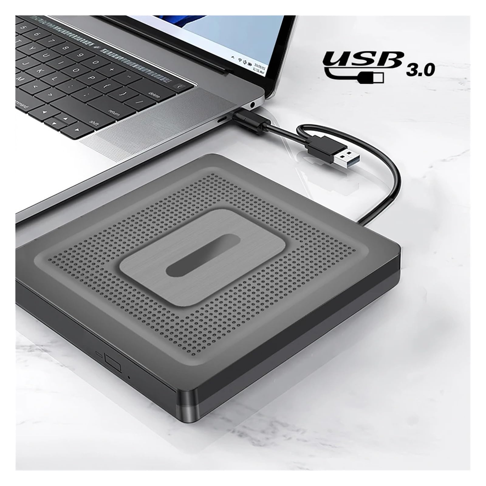 USB 3.0 Slim Zewnętrzna Nagrywarka DVD RW CD Nagrywarka Nagrywarka Czytnik Odtwarzacz Napędy Optyczne Do Laptopa PC Nagrywarka Dvd Dvd Portatil łAtwy W UżYciu