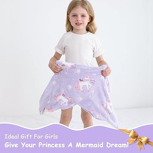 Miniatura 7 de Manta de cola de sirena para niños y adolescentes, adultos, de felpa suave de franela para todas las estaciones, manta para dormir, diseño de