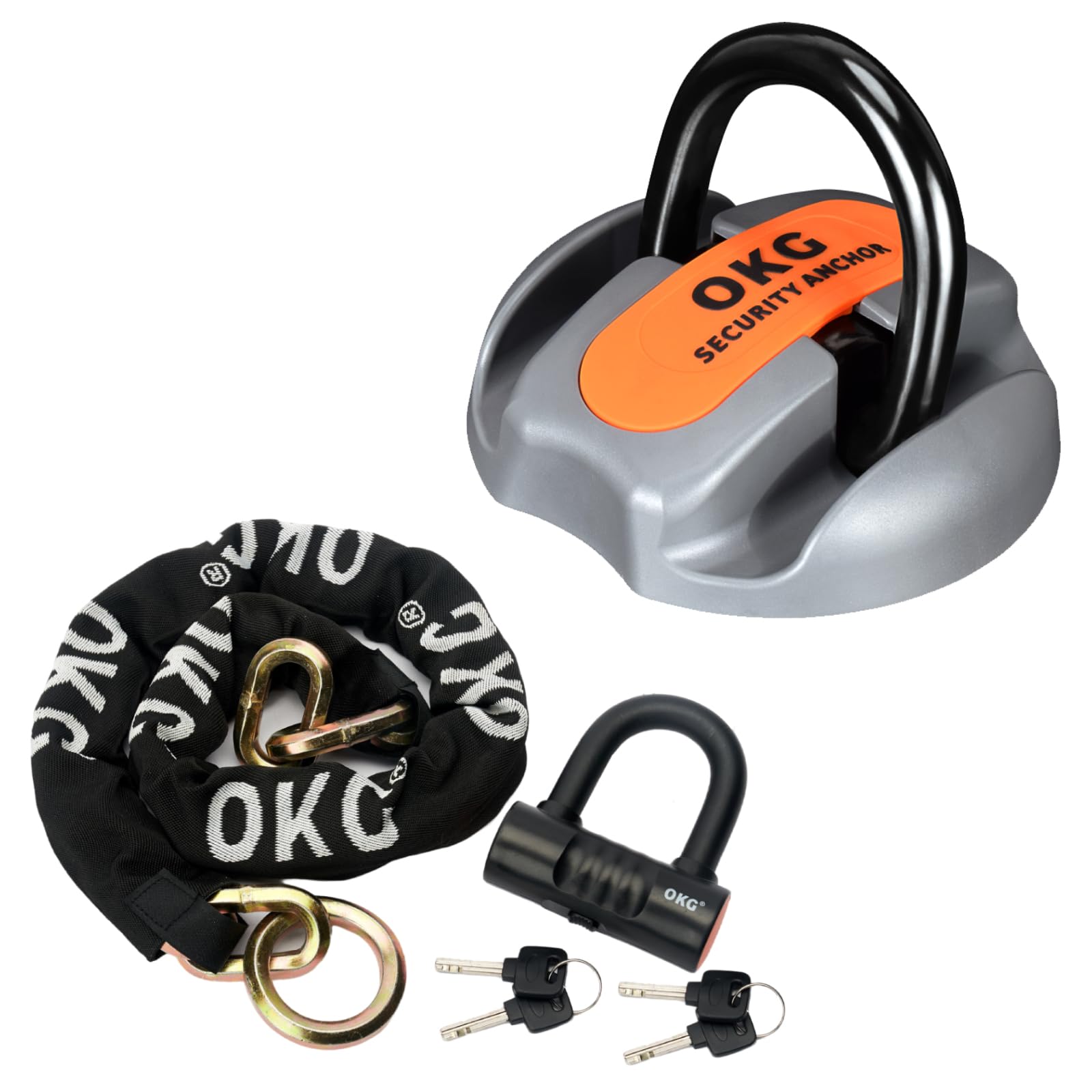 Amazon.com: OKG NSA100 Security Ground Anchor + OKG Ultra Security