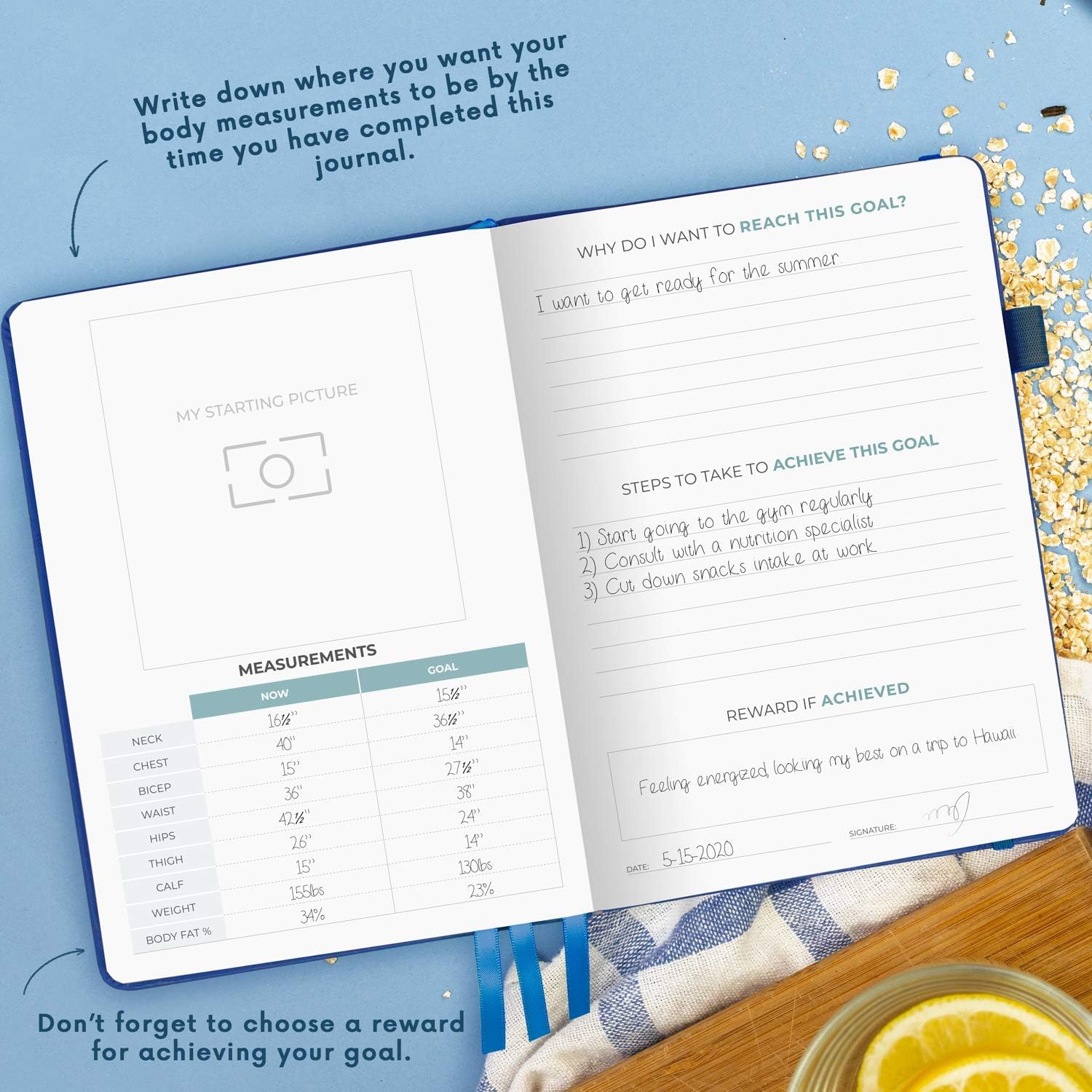 Clever Fox Food Journal Pocket Size – Daily Food Diary, Meal Tracker & Planner for Purse, Calorie and Nutrition Log, for Sticking to a Healthy Diet & Achieving Weight Loss Goals, 4.0x5.5, Mystic Blue : Sports & Outdoors