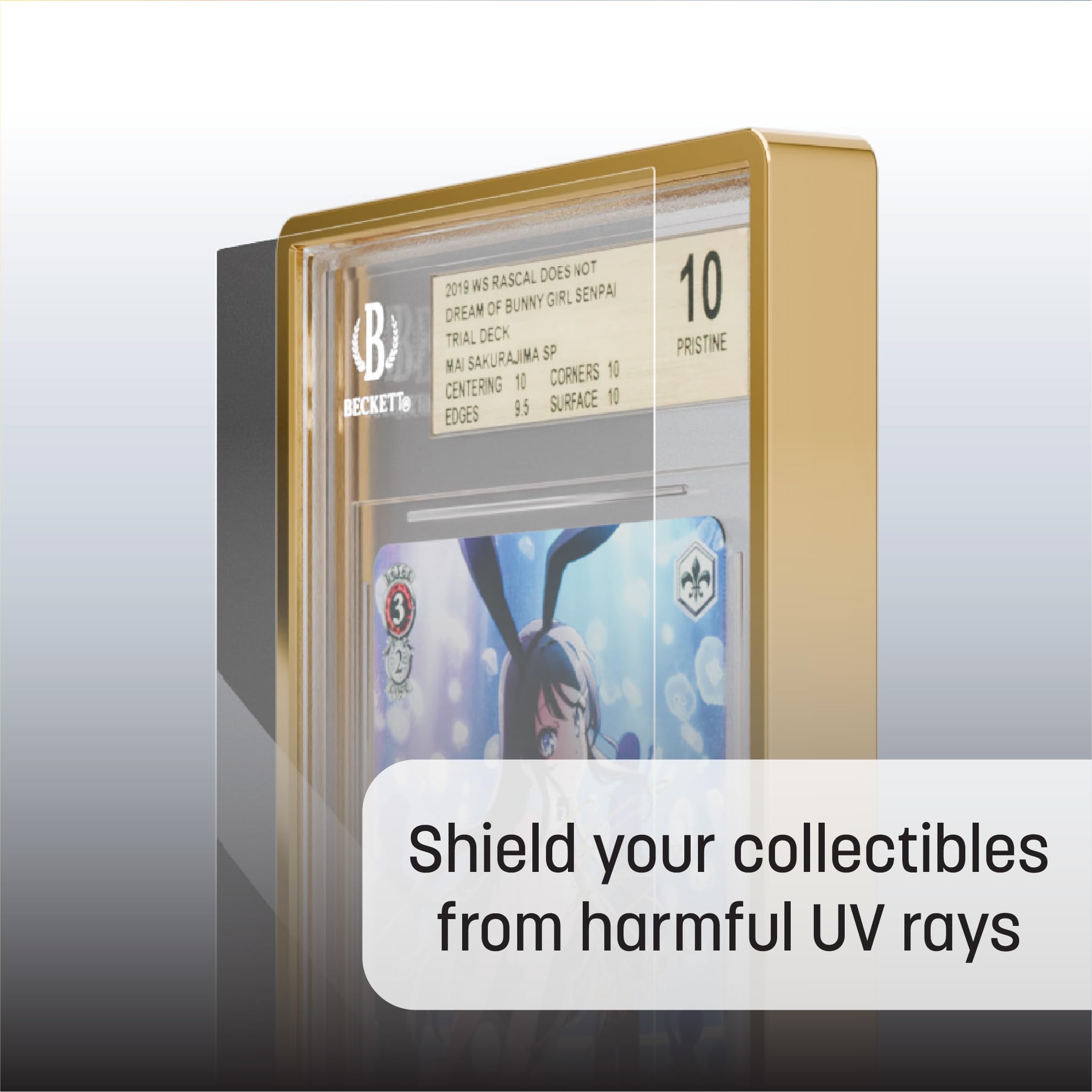 Amazon.com: GradedGuard Graded Card Screen Protector 3-Pack for BGS | UV  Protection | Crystal Clear | Scratch Resistant | Applies Directly to Slab