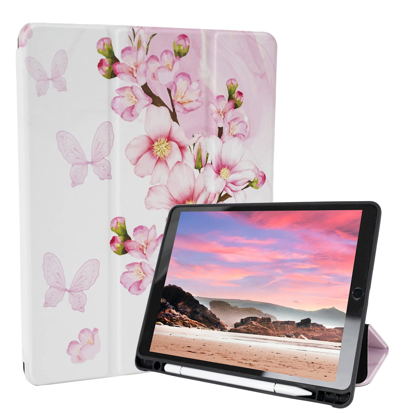 iPad本体 SAKURA Japanese iPad Case for iPad Pro 11 12.9 10.5 Floral iPad