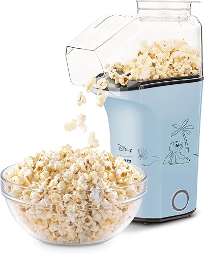 Miniatura 13 de Disney Dash Fresh Pop Máquina de Palomitas - Sin Aceite, Máquina de Palomitas de Aire - Con Taza Medidora y Guía de Recetas - Perfecta para Noches