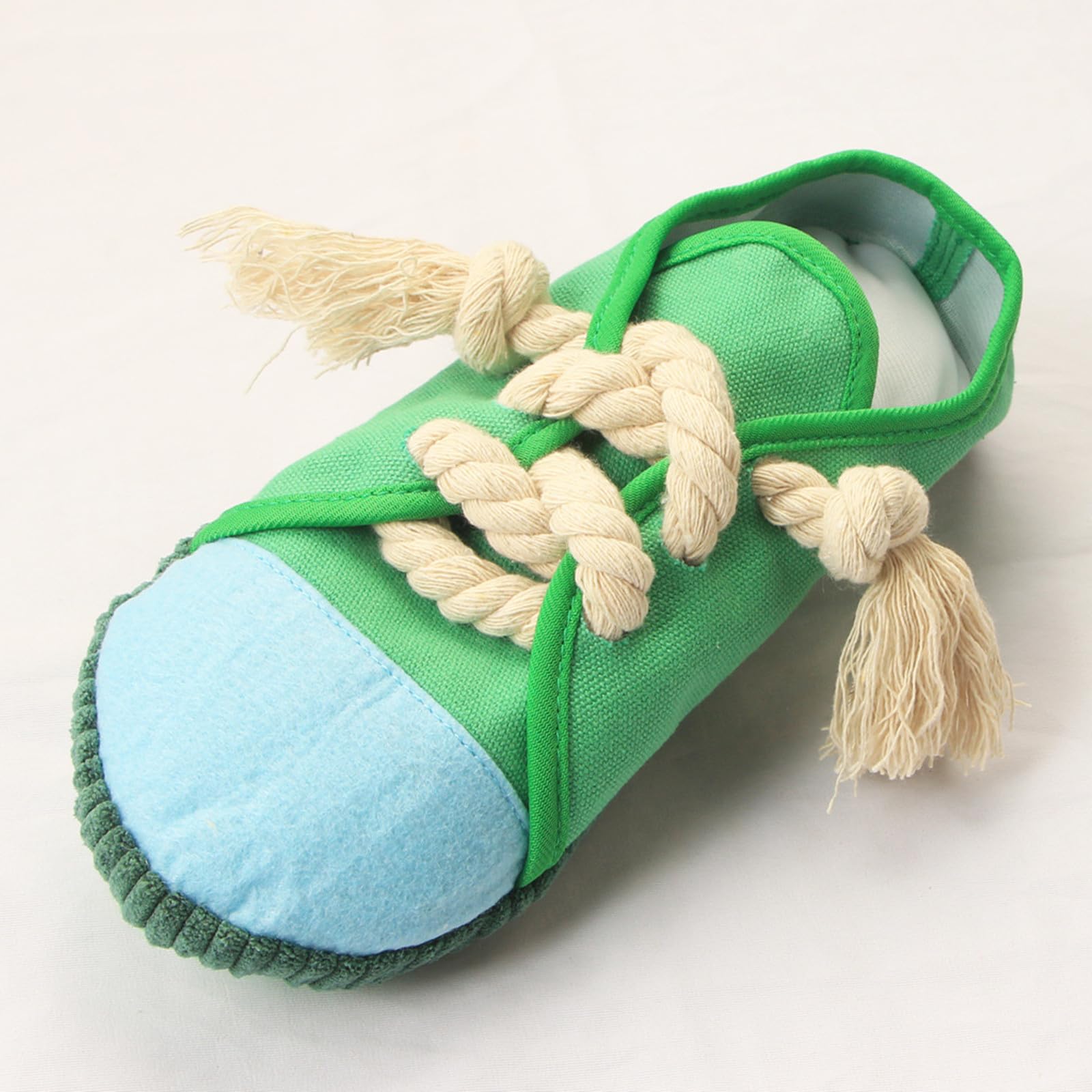 Lxing 2 Pieces Dog Chew Toy, Pet Interactive Toys Durable Dog Shoe Toy Dog Squeaky Toy Shoes Toy for Puppy - Image 3
