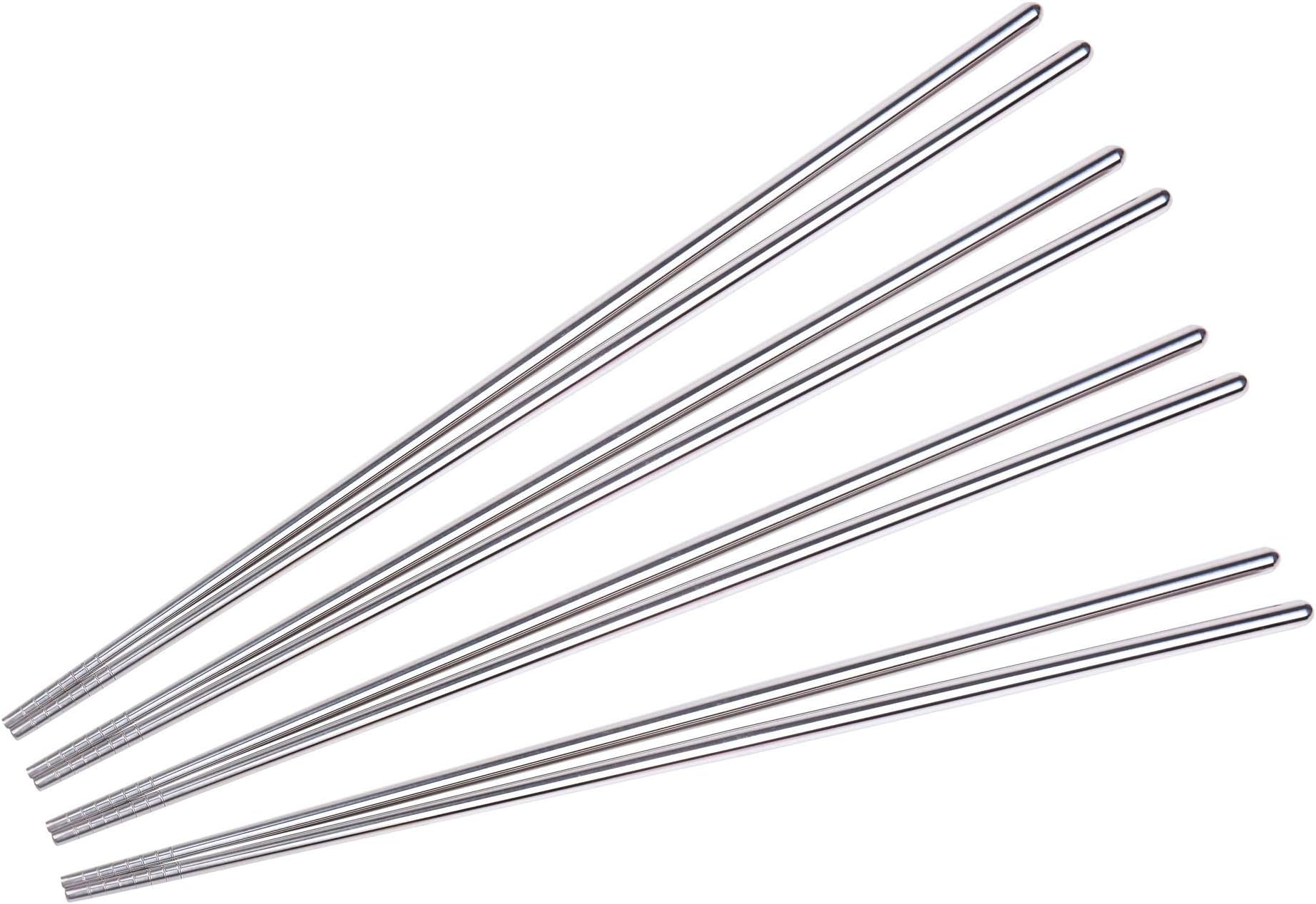 Extra Long 14 Inch Hot Pot Chopsticks,Cooking,Frying,Noodle Chopsticks,Stainless Steel (4 pairs)