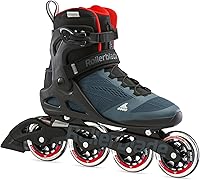 Rollerblade Macroblade 90 Men's Fitness Inline Skates - 90mm Wheels, Superior Stability & Comfort, Blue/Orange