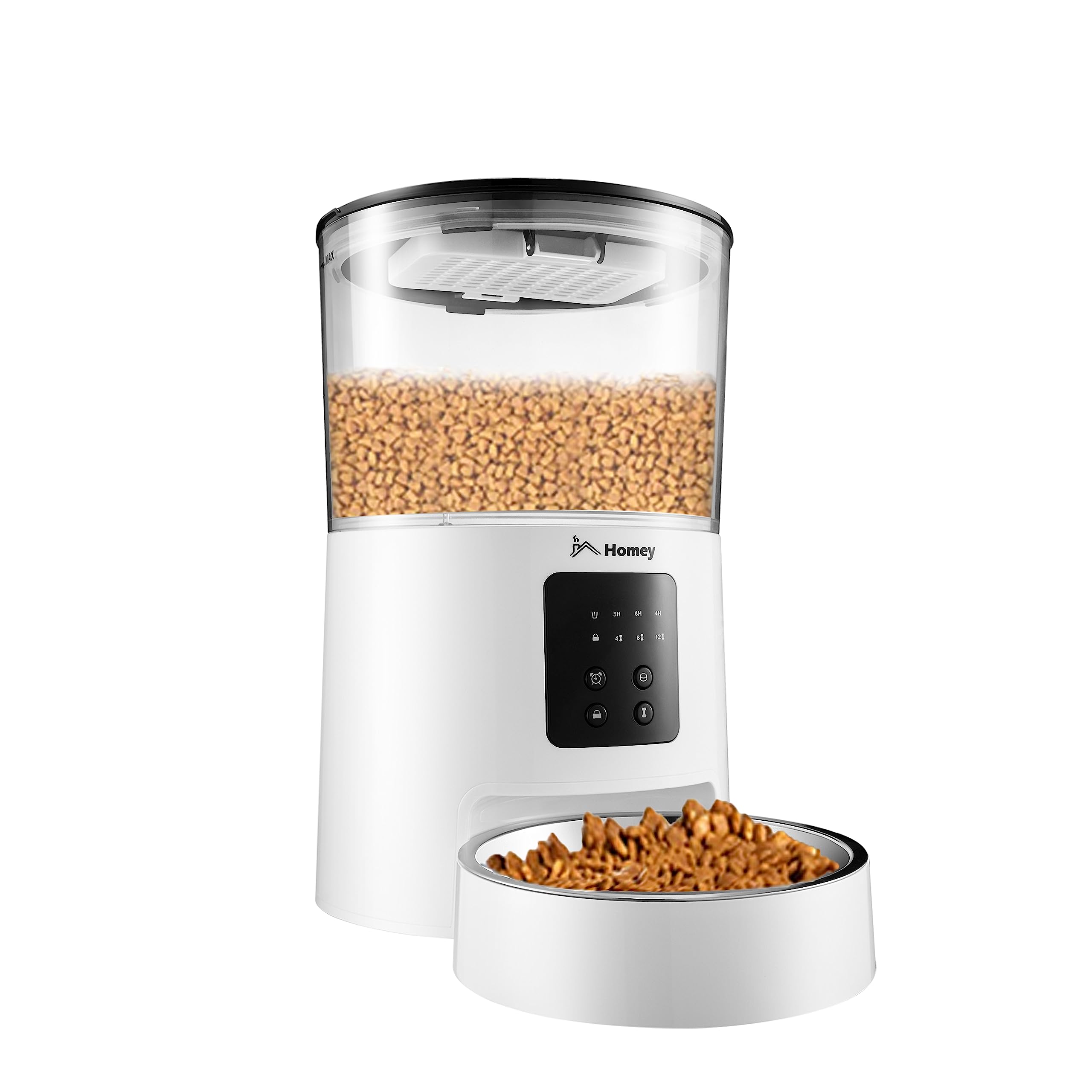 Automatic Pet Feeder For Cats and Dogs 4L Large Capacity, Programmable Food Dispenser with Timers and Portion Control