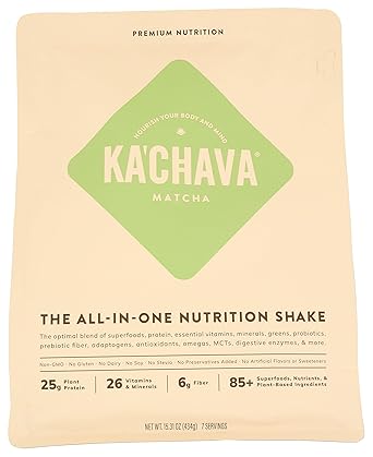 KaChava Shake Powder - 7 Serve 3.0 7 Servings, Matcha