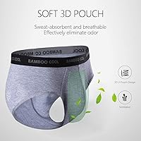 Vista 3 de BAMBOO COOL - Calzoncillos para hombre, cómodos y suaves, de viscosa de bambú (paquete de 4)
