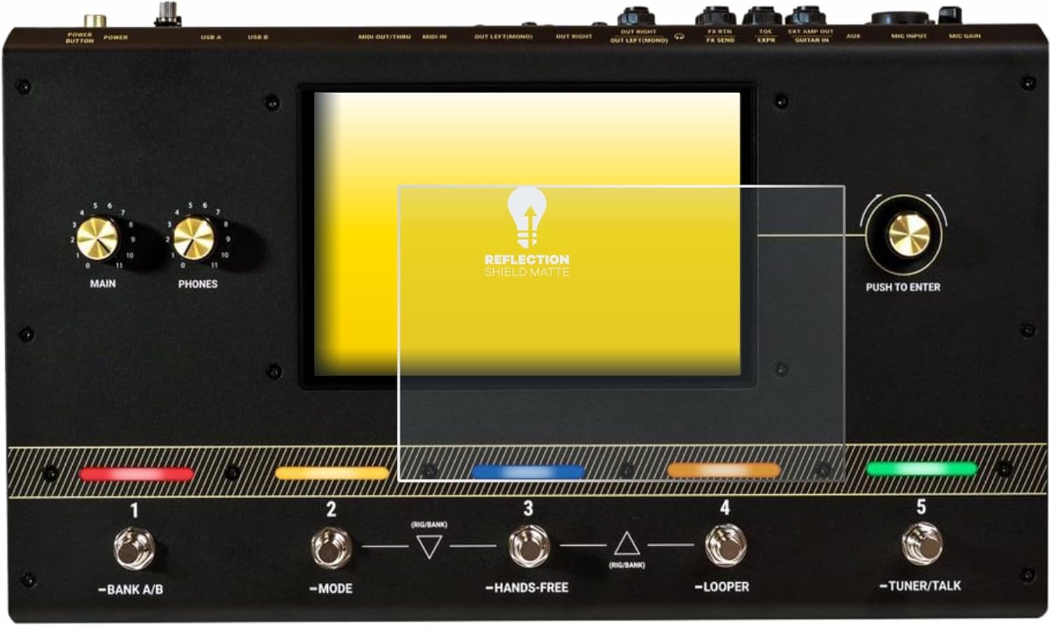 upscreen Anti-Glare Screen Protector Compatible with Headrush Core – Protection Film Matte