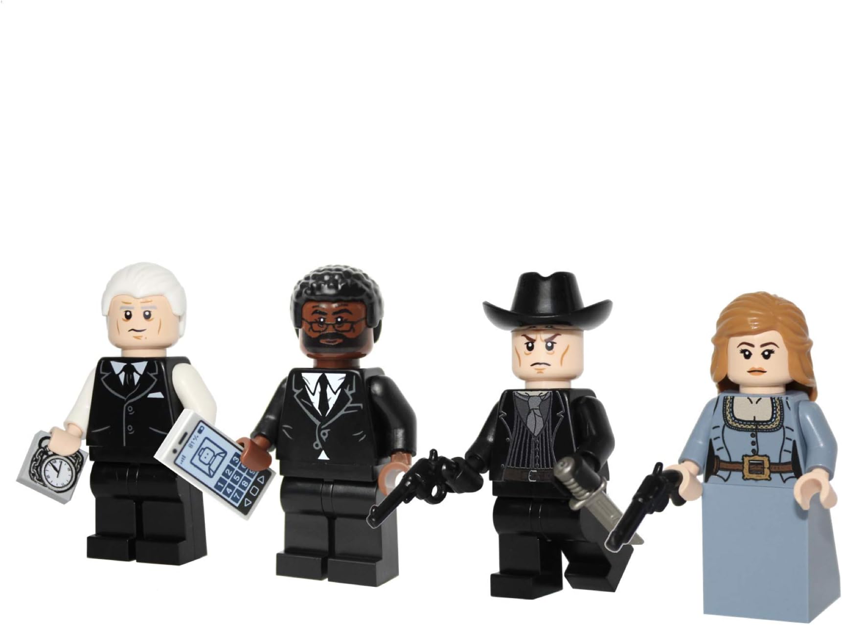 Westworld Pack Designs. Dolores, Benard, Dr.Ford and The Man in Black.