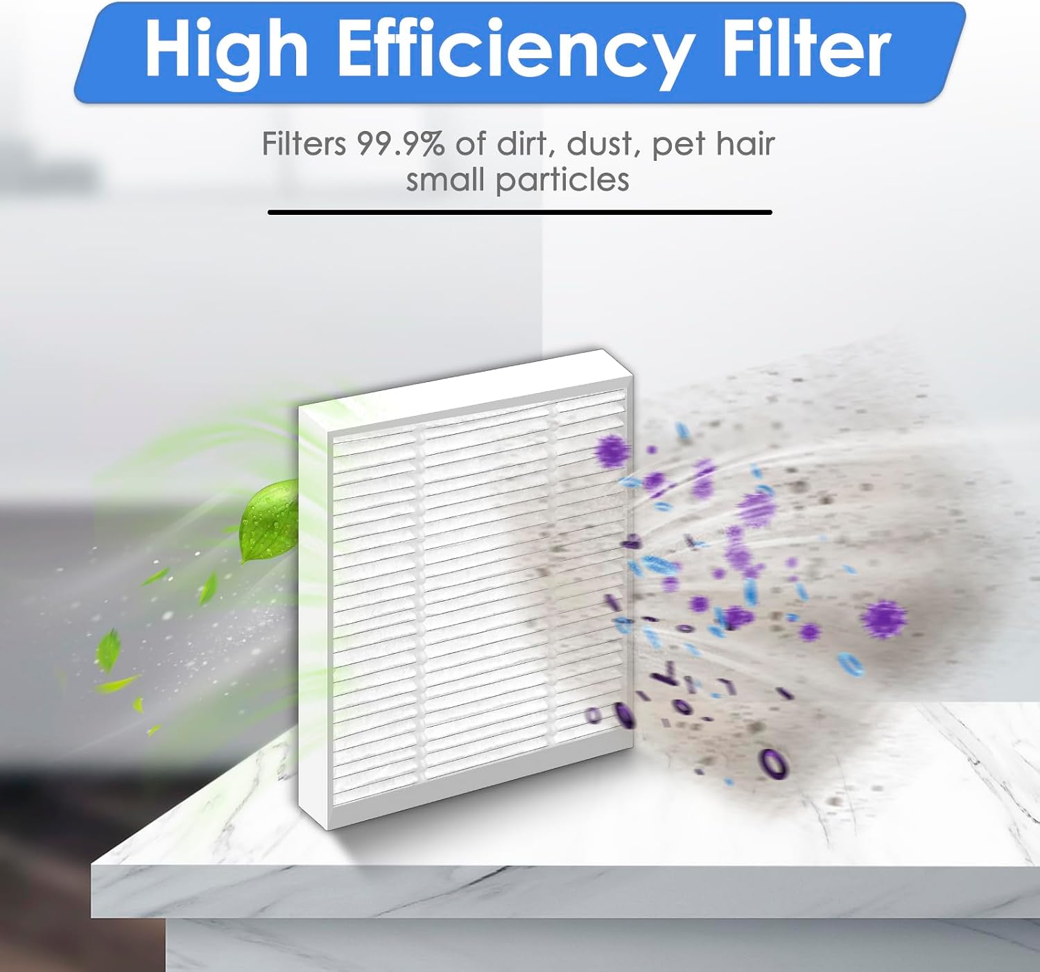 (12 Pack) Roomba 104, Q011 Q0120 Q0520 Replacement HEPA Filter for iRobot Combo Essential Robot Vacuum and Mop Y0140 Y0112 Y0110, Roomba 105 Combo Robot Vacuum Cleaners, Replacement Parts Filters