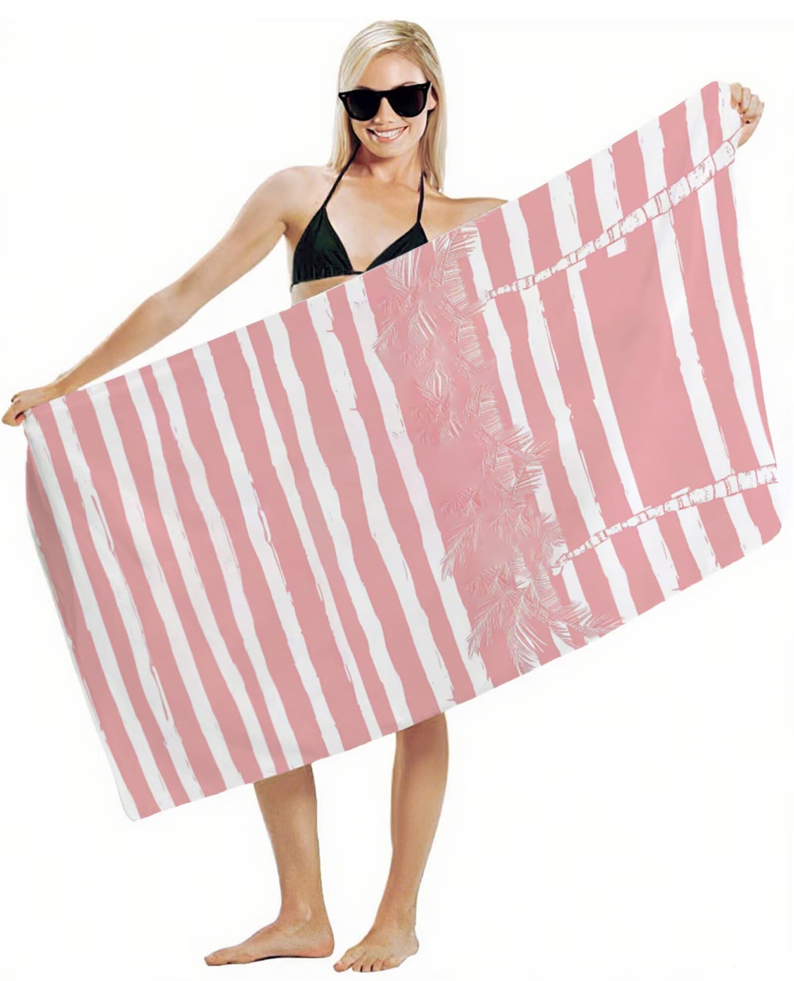 Telo Mare Grande 220x100 cm Asciugamano Palestra Asciugatura Rapida, Telo Mare Microfibra Anti-Sabbia, Morbido & Assorbente, Compatto & Leggero, per Viaggi, Piscina, Sport, Palestra, Campeggio Y2-805