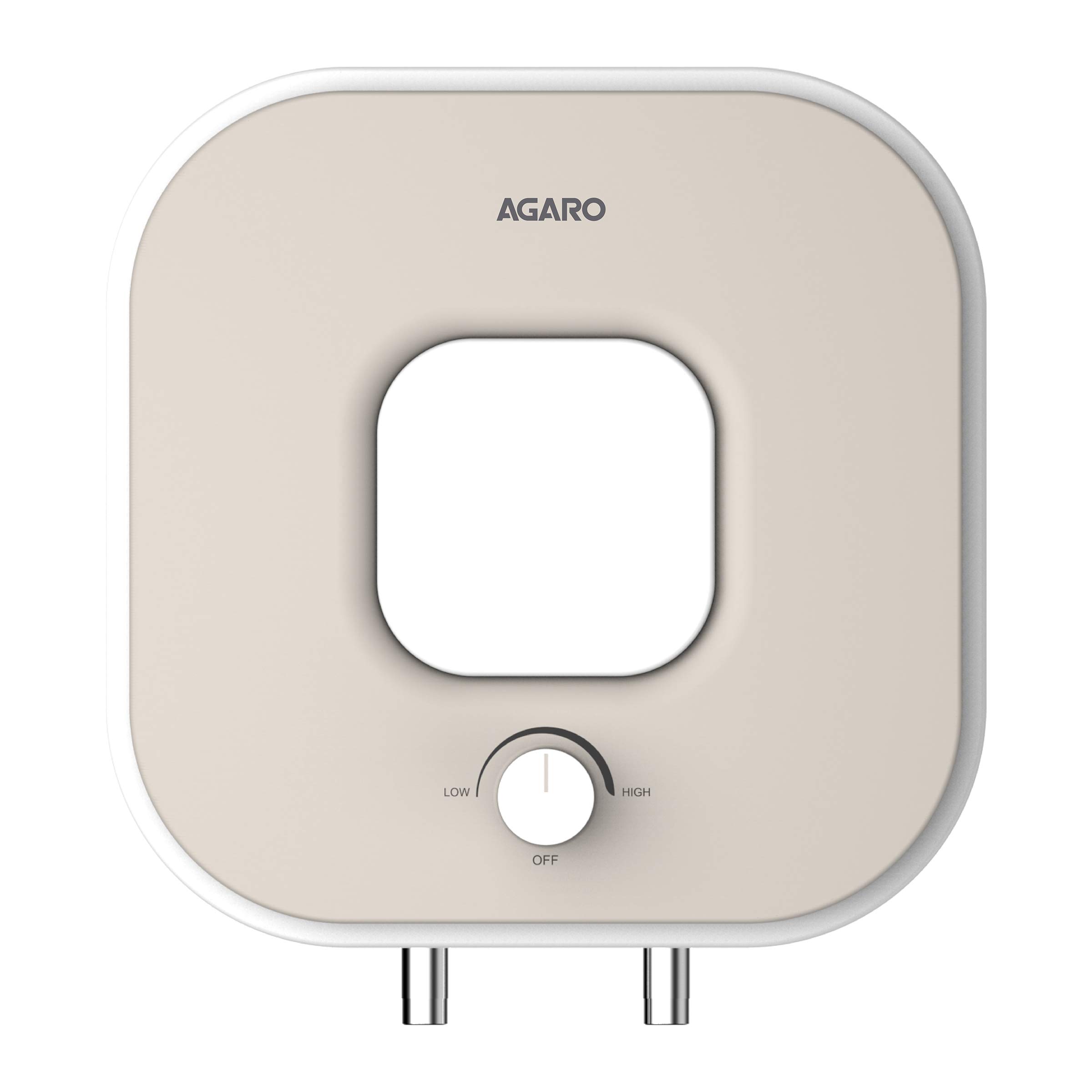 AGARO SPLENDID 15Litre with 4 Star Water Heater/Geyser with Jog Wheel & Hard Water Protection Comes with Free Inlet Outlet Connection Pipes, (White)