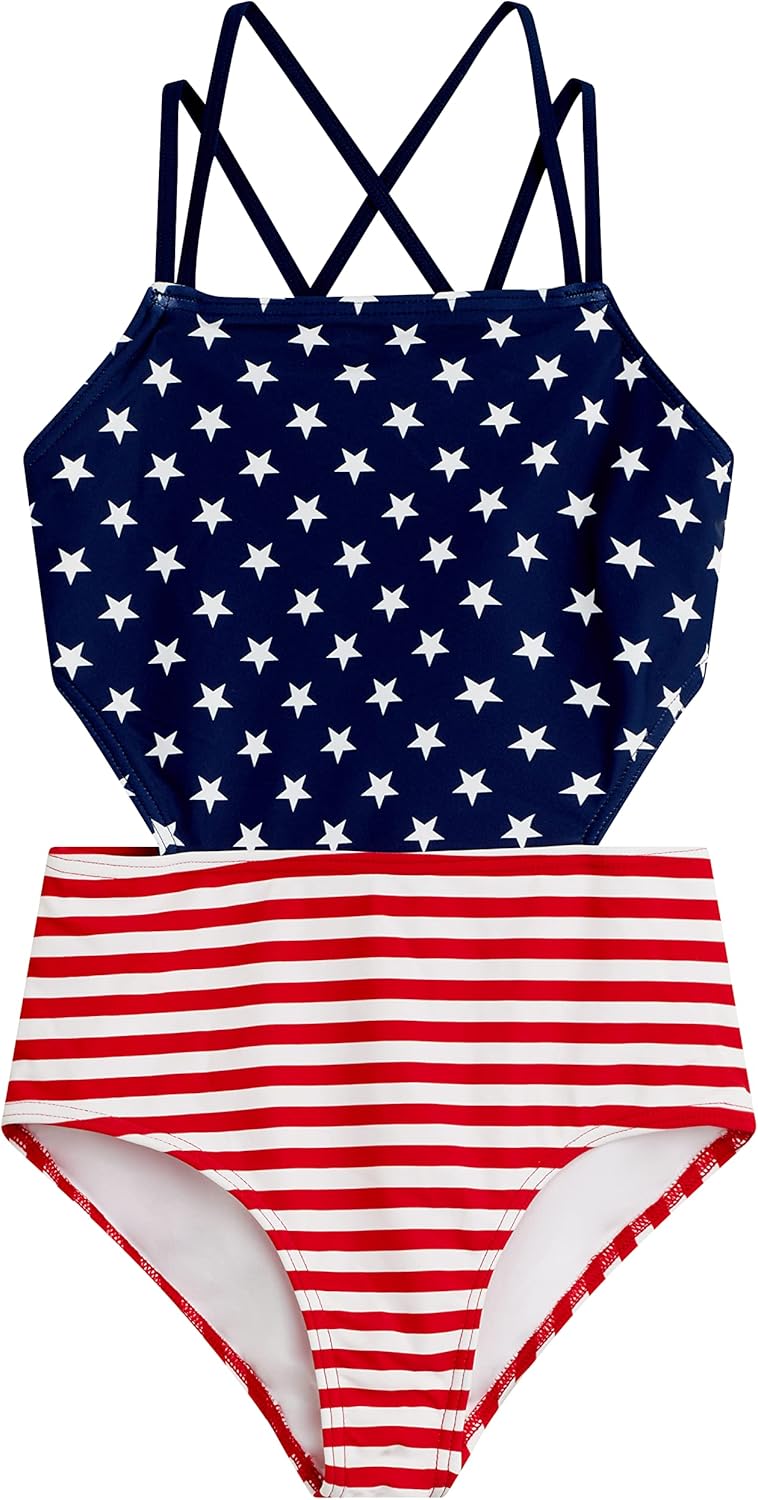 Kanu Surf Girls Beach Girl Sport Cut-Out One Piece Swimsuit