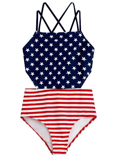 Kanu Surf Girls' Beach Girl Sport Cut-Out One Piece Swimsuit