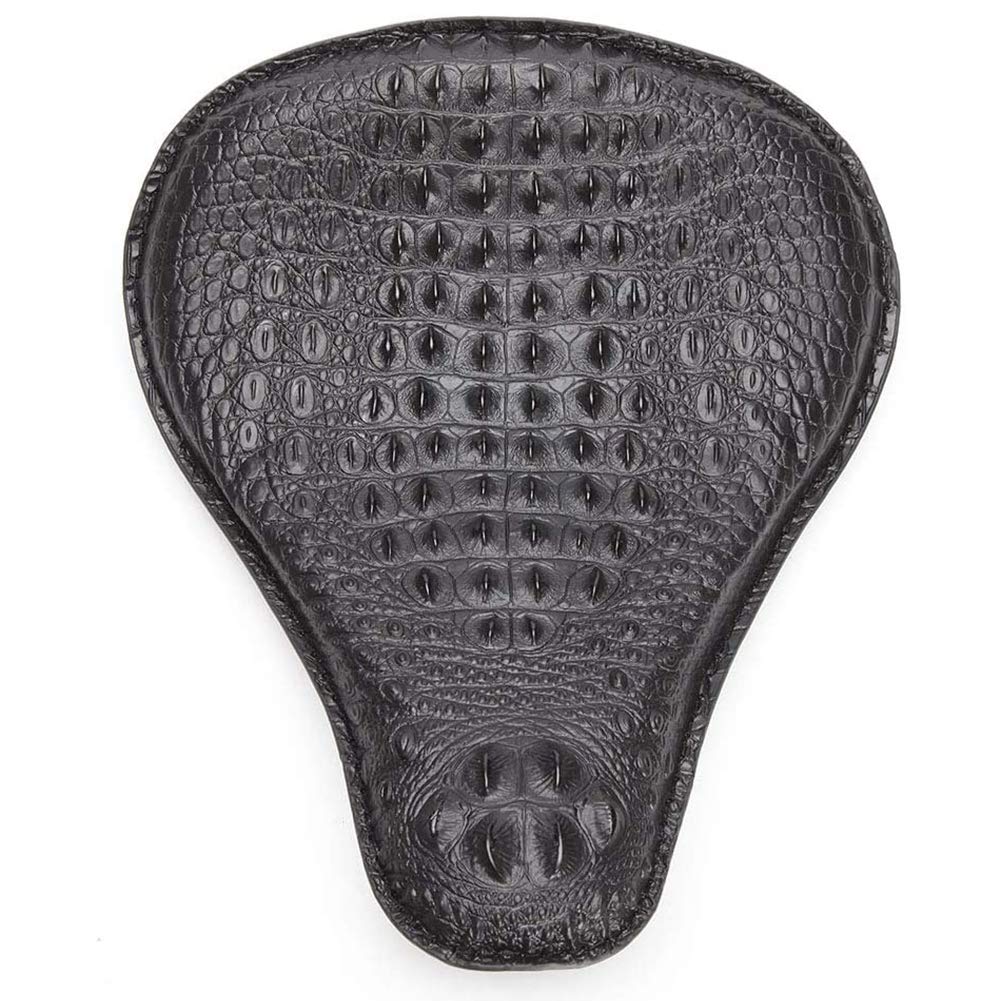 Asiento acolchado para motocicleta, soporte para moto, accesorio de modificación, cojín de cocodrilo para Sportster Bobber Chopper