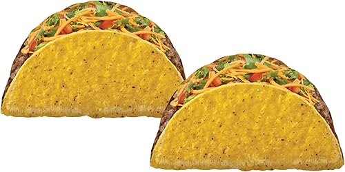 Juego de 2 globos de fiesta de tacos realistas de 32 pulgadas