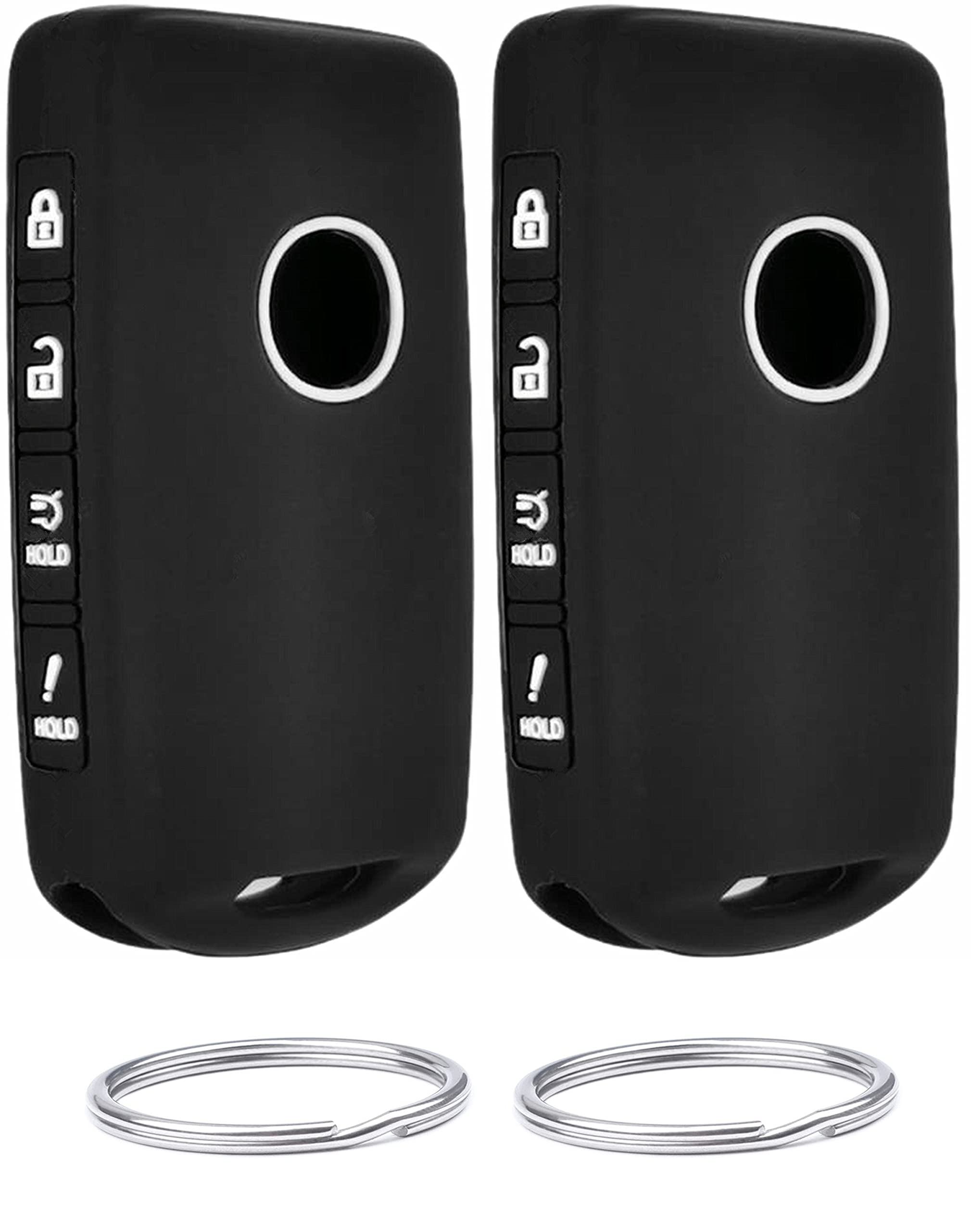 REPROTECTING Silicone Rubber Key Fob Cover Compatible with 2019-2023 Mazda 3 6 CX-30 CX-5 CX-9 CX-50 WAZSKE11D01 662F-SKE11D01