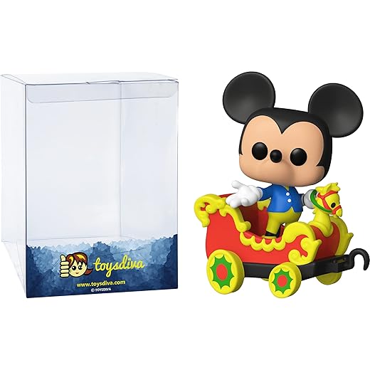 En Oferta M I C K E Y Mouse On The Casey Jr. Circus Train Attraction: P O P ! Trains Vinyl Figurine Bundle With 1 Compatible 'Toysdiva' Graphic Protector (003 - 50948 - B)