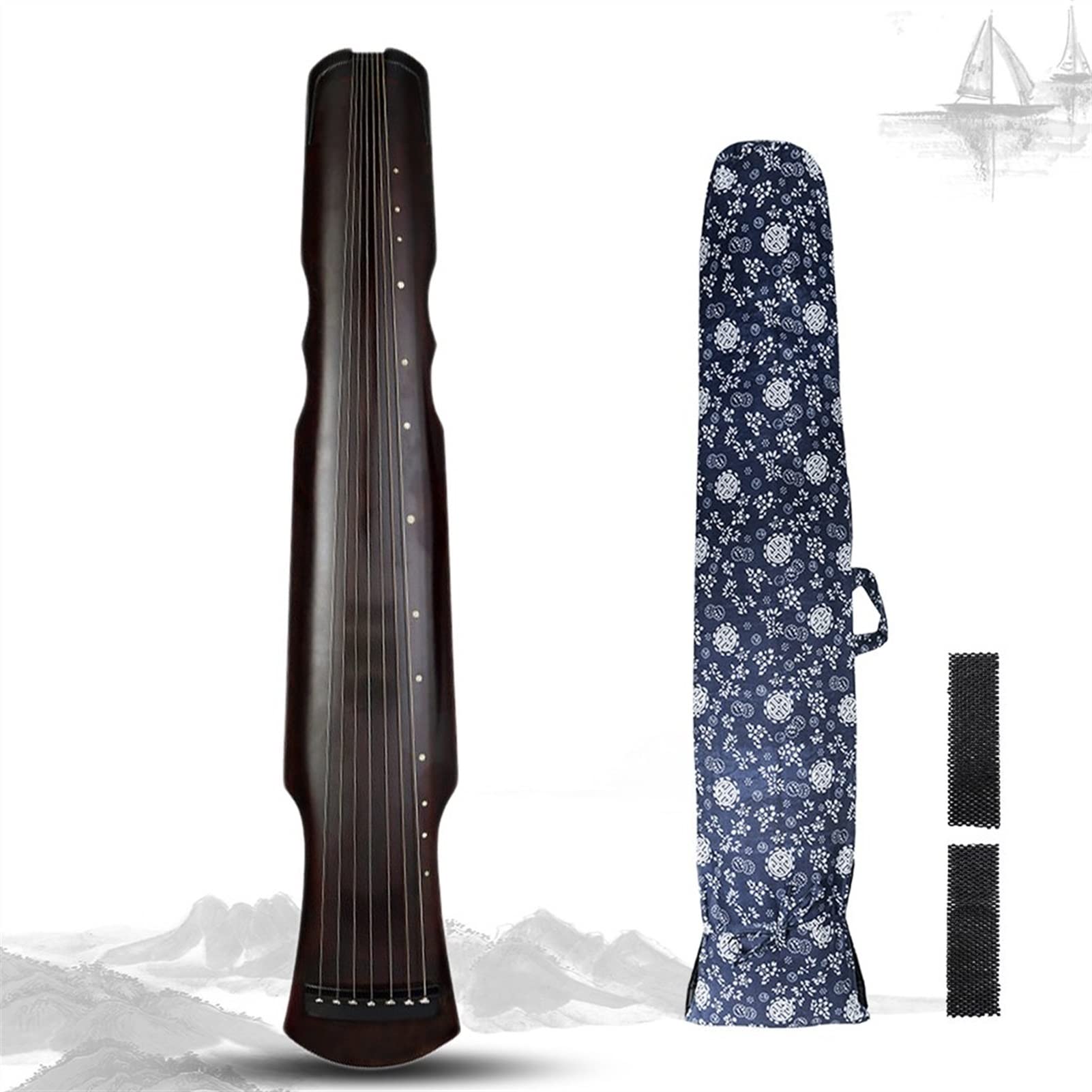 Buy TSTS paulownia Guzheng Fu Xi Guqin Old Paulownia Wood 7 String