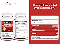 Vista 8 de Premium Astaxanthin Supplements 12mg， Softgels 120 Servings, Supports Immune, Skin, Eye & Joint Health-Non-GMO, Gluten-Free, Microalgae Extract