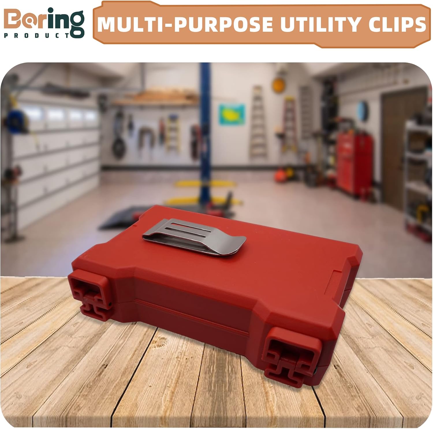 Extra Large Attachable Pocket Clip for Smartphones Tablet GPS Walkie-Talkie Hip Clip 2 Pack Phone Clip for Belt Holster Stainless Steel Adhesive - Image 6