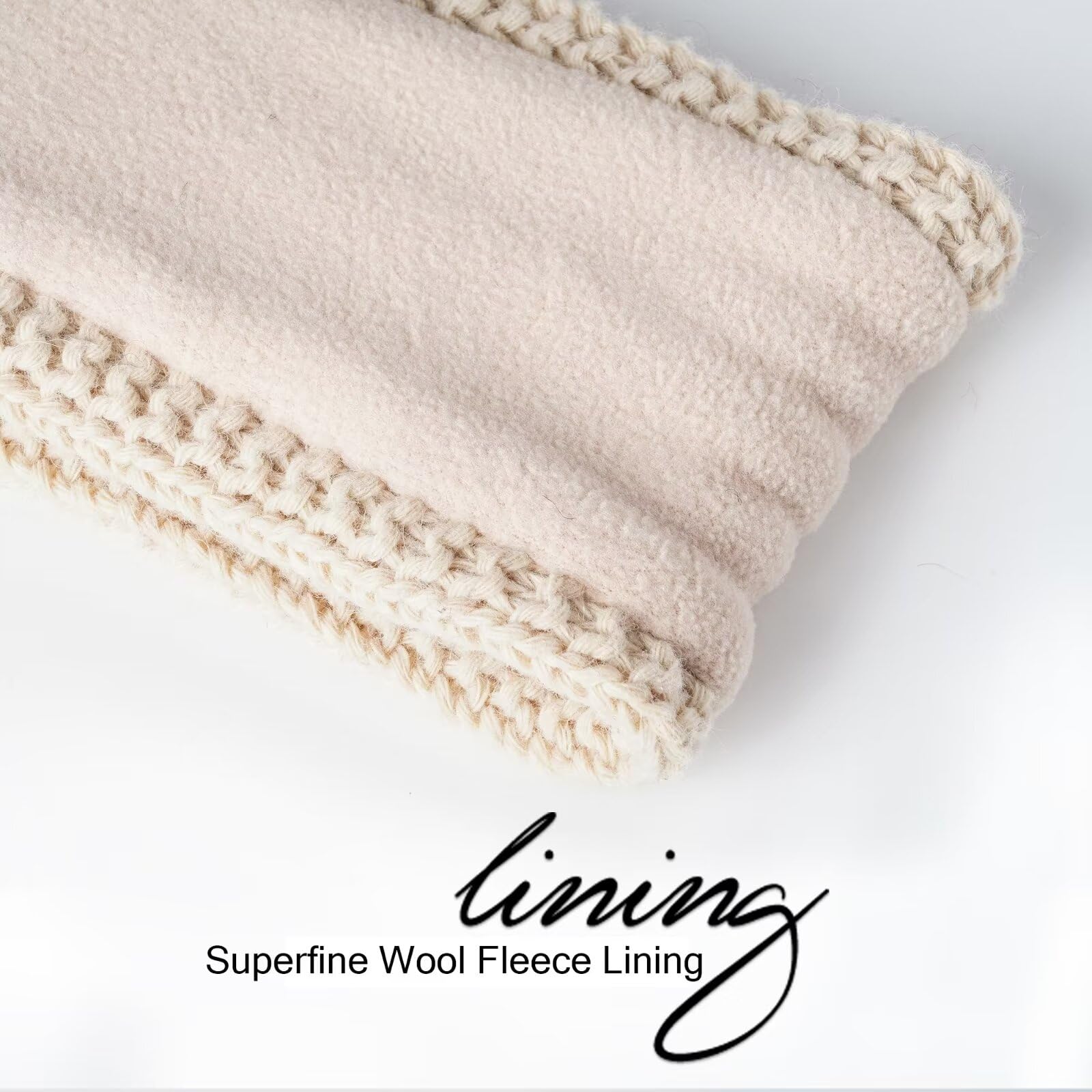 Hatromm Winter Headbands for Women Wool 2 Pack - Image 4