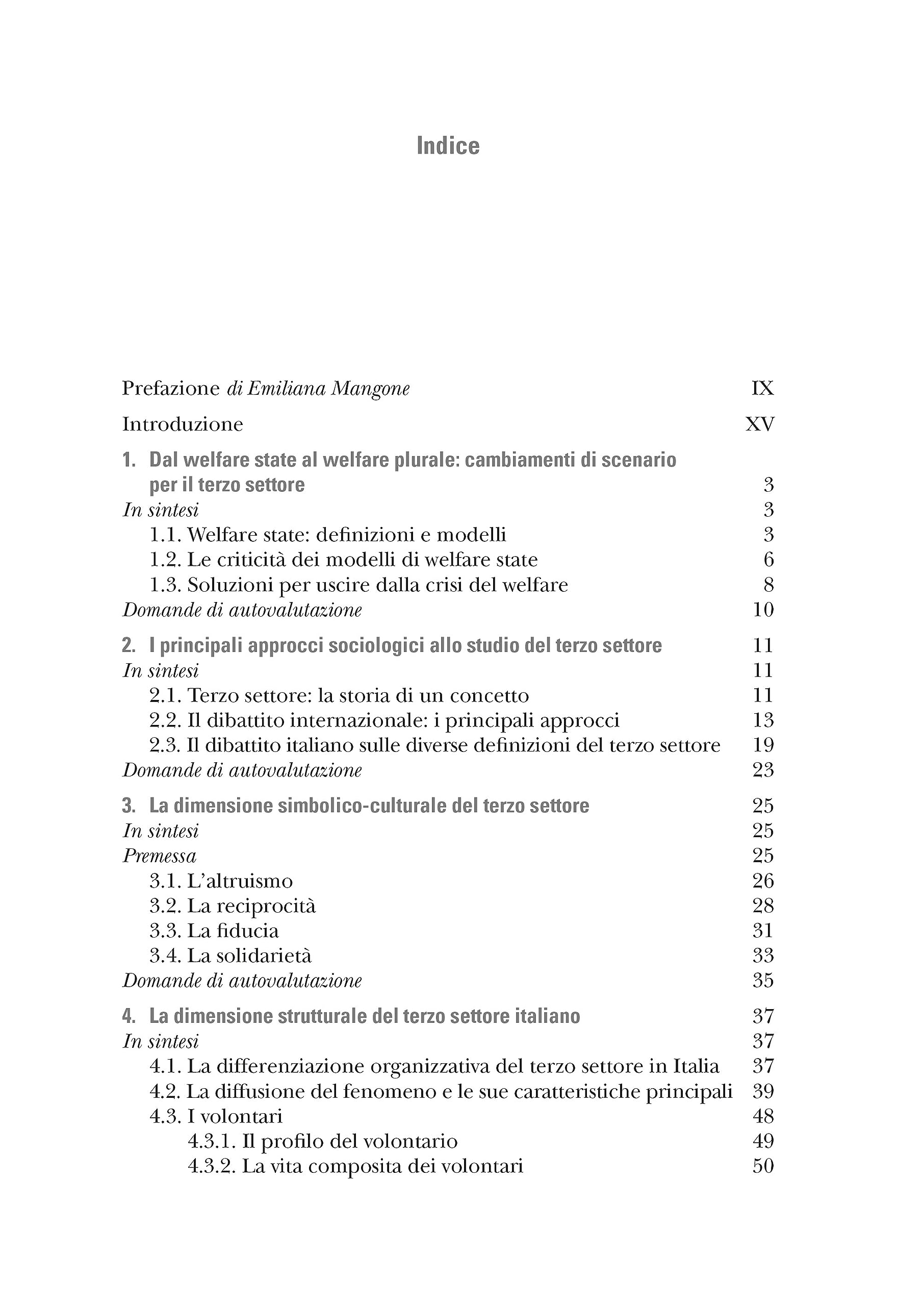 Lineamenti di sociologia del Terzo settore