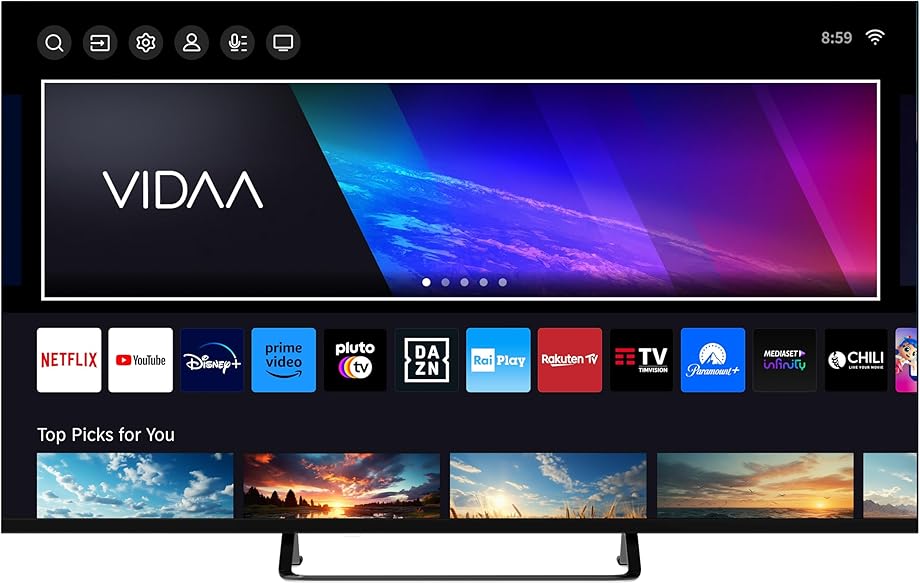 Smart tv 43 pollici 4k ultra hd telesystem ts43fl4ksmv13