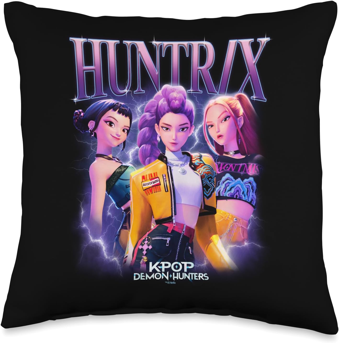 Kpop Demon Hunters HUNTR/X Heartthrob Officially Licensed Throw Pillow