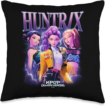 Kpop Demon Hunters HUNTR/X Heartthrob Officially Licensed Throw Pillow