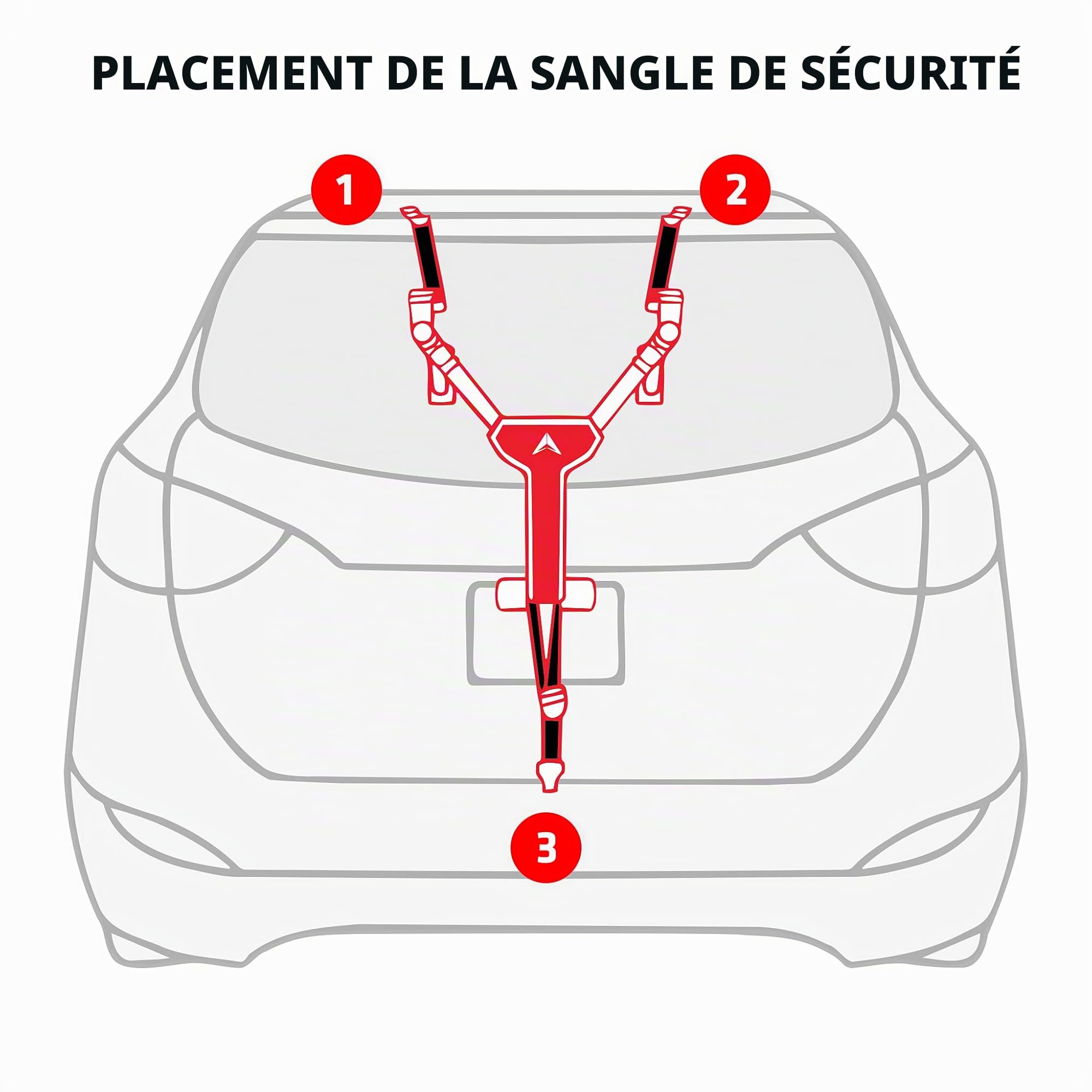 Allen Sports Porte-vélo pour Automobile Ultra Compact pour 1 vélos, modèle MT1-B, noir