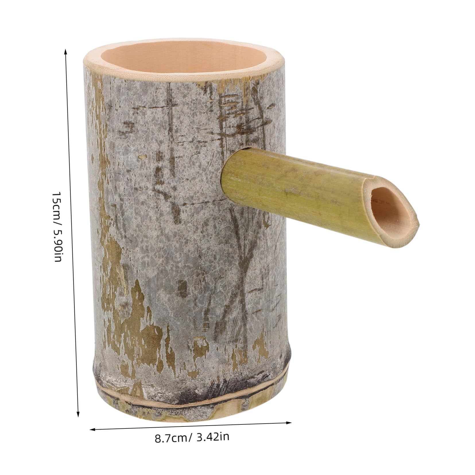 FUNOMOCYA Water Fountain Spout Outdoor Decor for Gardens Fish Tanks Indoor Spaces Durable Waterfall Feature for Versatile Aesthetics