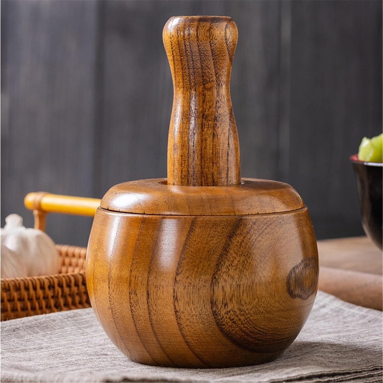 Pratico Mortaio e pestello essenziali for la cucina for macinare spezie ed erbe aromatiche