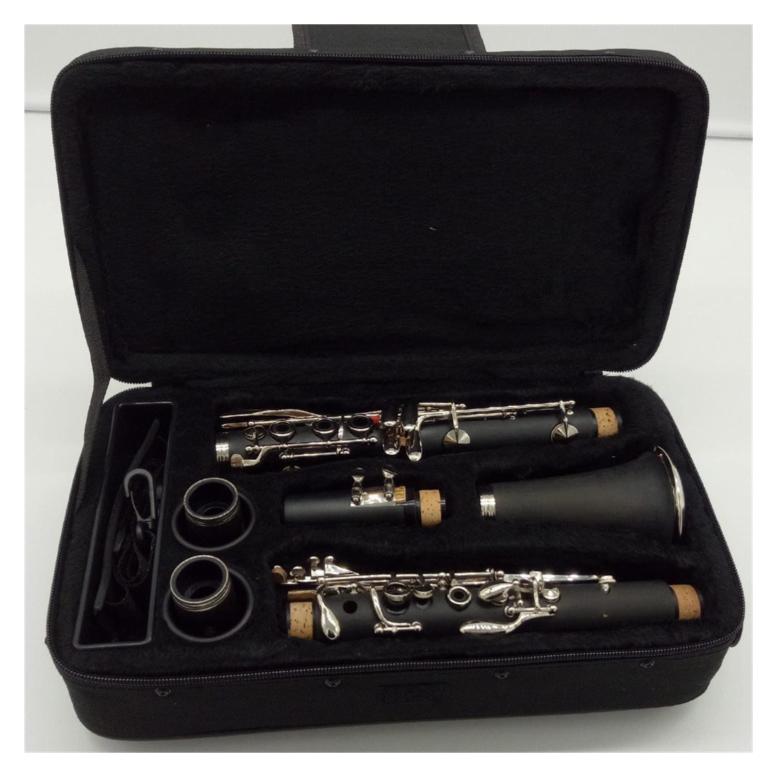 Clarinets BB Matte Abdominales Resina Bakelite Clarinet Boquilla 4C Incluida Caso + Reeds