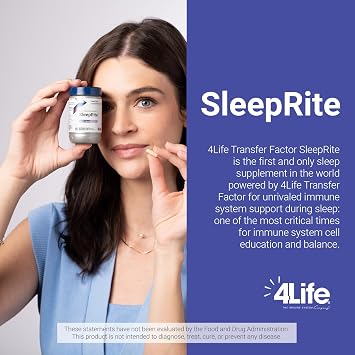 4Life Transfer Factor SleepRite Sleep Support with Melatonin, 60 Capsules