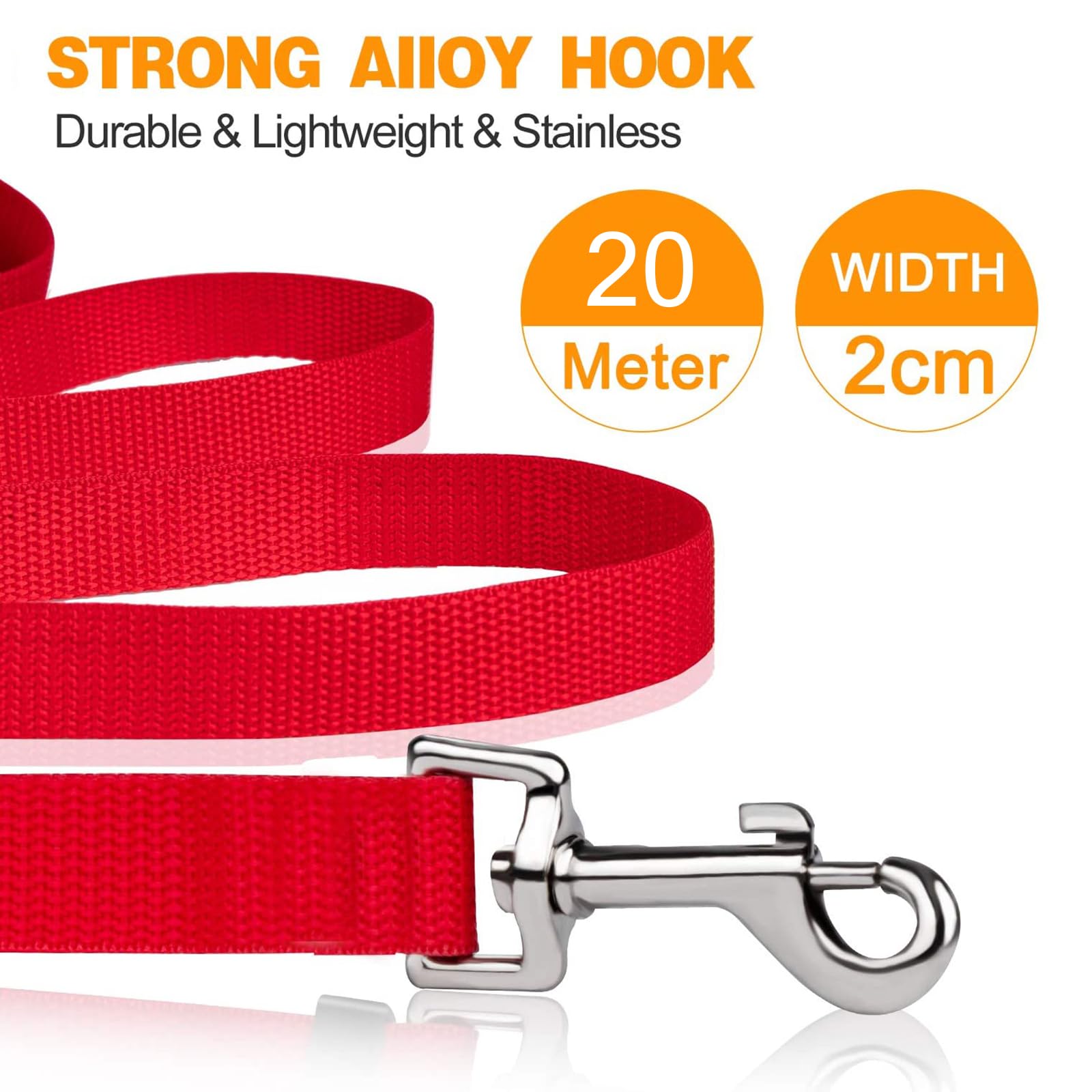 Mainiusi Medium Dog Leads 20m - Image 2