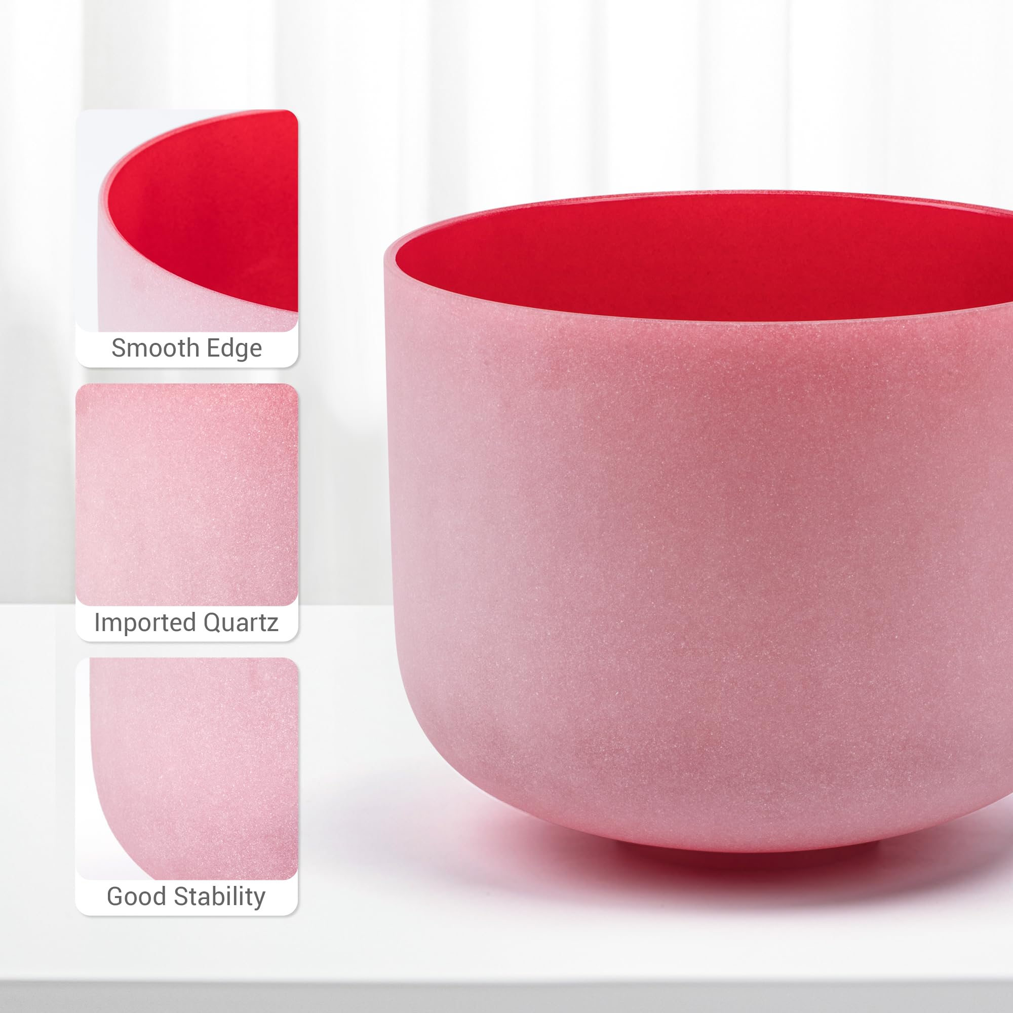 Amazon | 432hz 8インチ レッド C ノート ルート チャクラ クォーツ