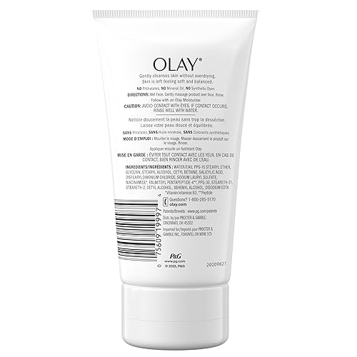 Miniatura 10 de Olay Regenerist Collagen Peptide 24, Limpiador Facial, Libre de Fragancia, 150 mL