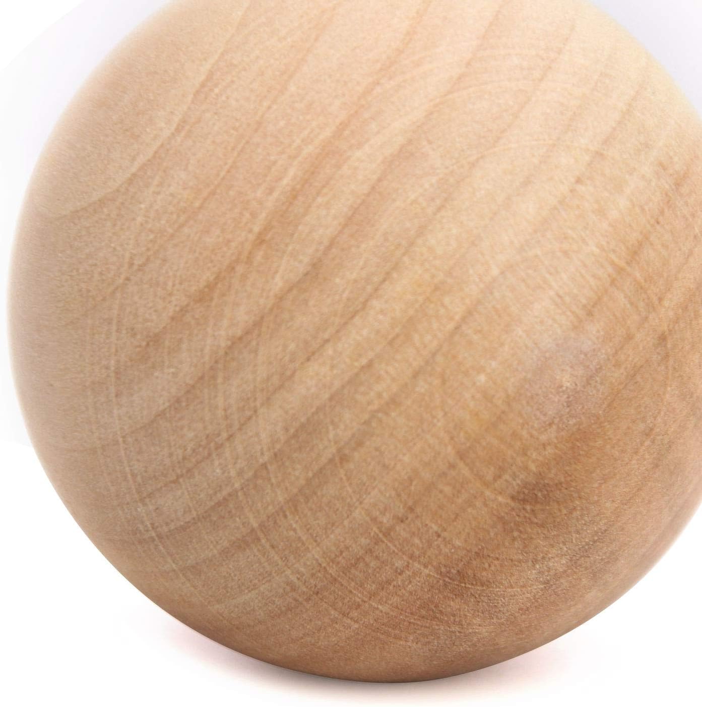 15 Pack 2-1/2 Inch Wooden Round Ball, Natural Unfinished Wooden Balls, Smooth Durable Wood Balls for Crafts and DIY Projects - Image 4