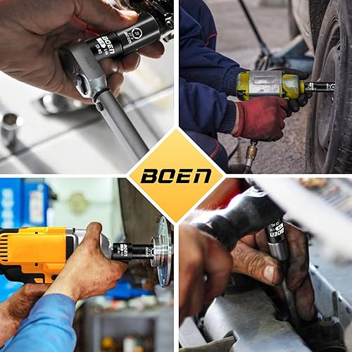 Miniatura 22 de BOEN Adaptador de enchufe de impacto de 3/4 "F a 1" M, acero Cr-Mo, juego de adaptadores de enchufe para conversiones de controlador de impacto