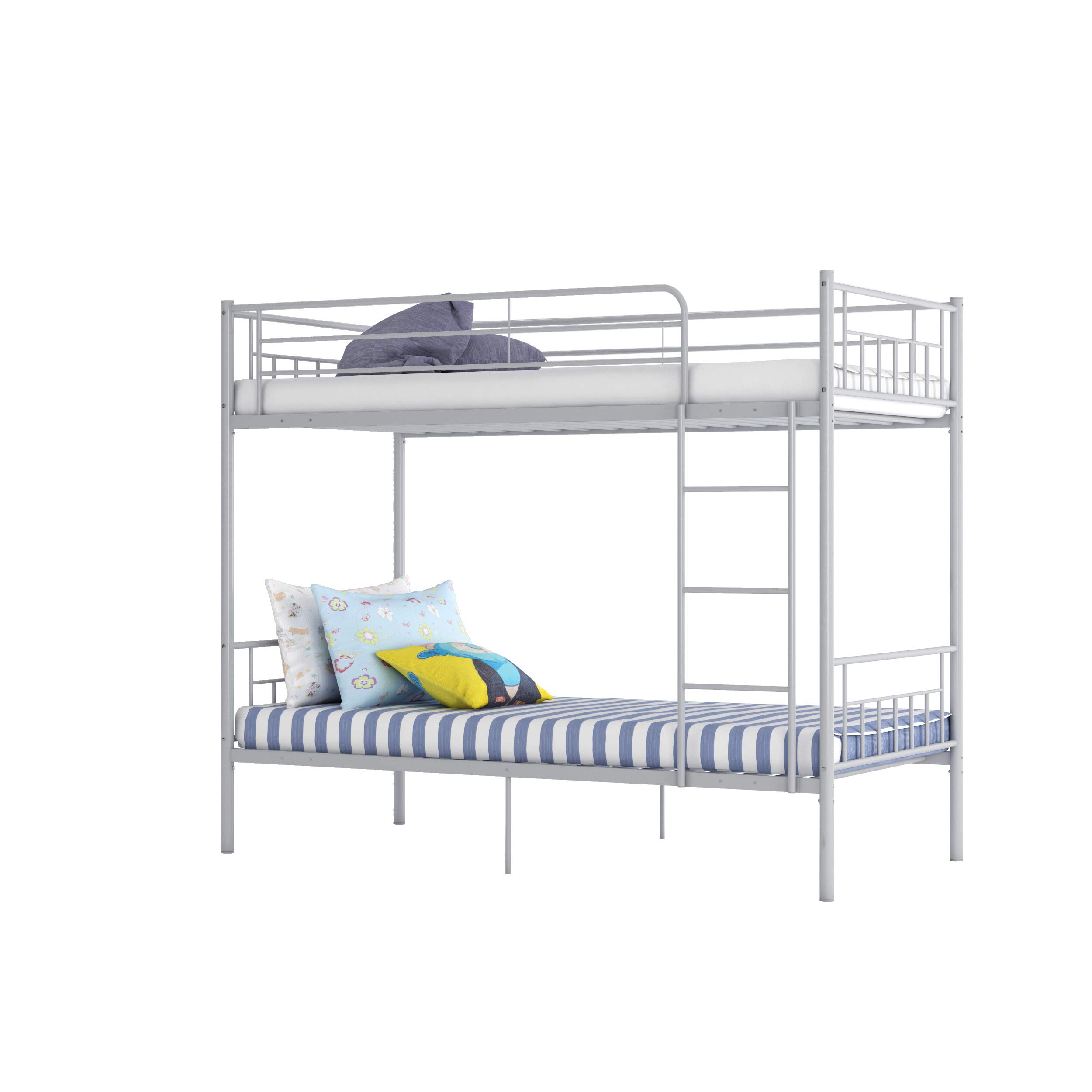 Buy Modern Single Bunk Bed Frame Siblings Twins Bedroom Furniture