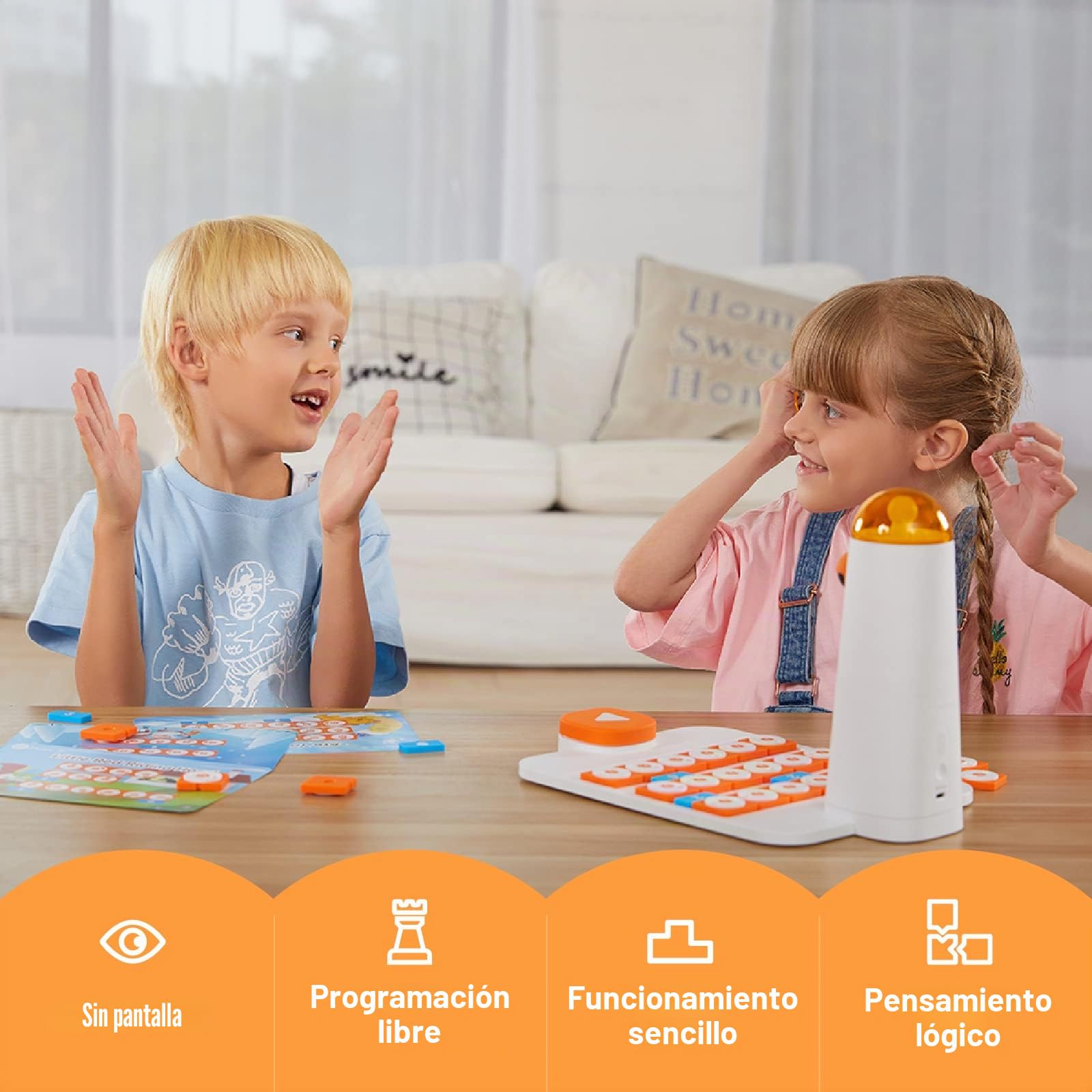 Juego de codificación de extensión de músicos para Robots programables para niños a Partir de 4 años, codificación de Juegos educativos Stem, Juguetes educativos y Regalos para Comienzo