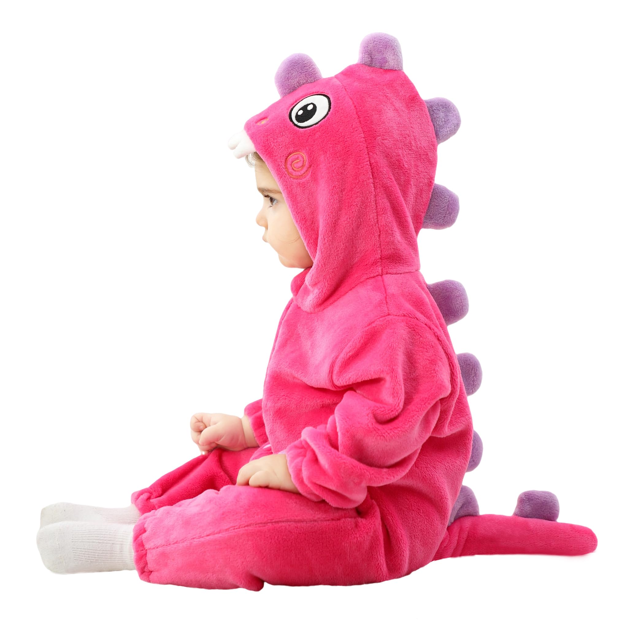 TONWHAR Unisex Baby Animal Halloween Costume Kid's and Toddler's Autumn Winter Outfits Jumpsuit — view 9